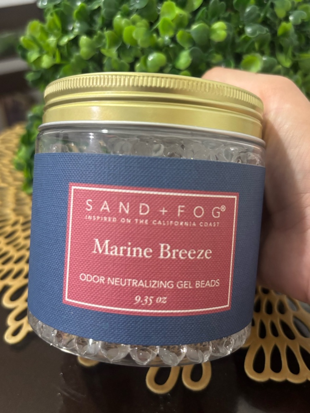 Sand + Fog Marine Breeze odor neutralizing gel beads